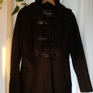 GUESS Toggle Coat Black